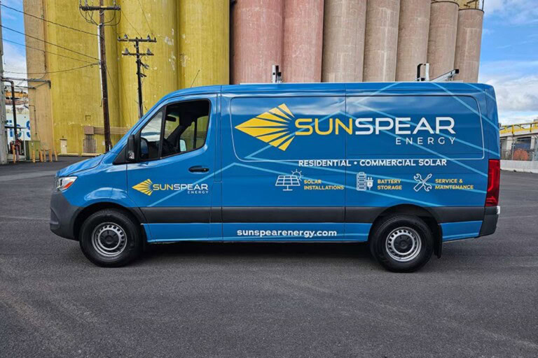 Sunspear energy sprinter van wrap