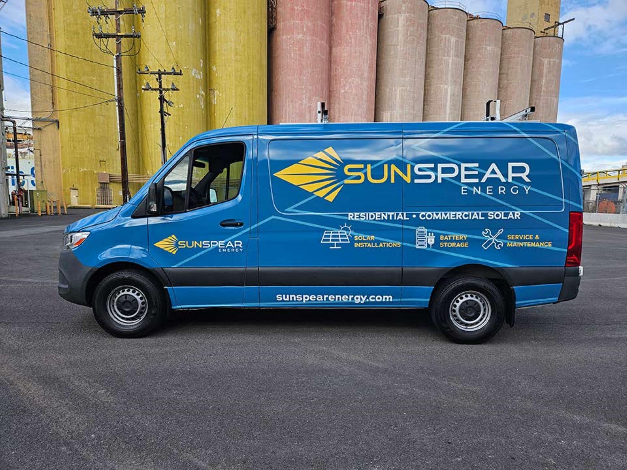 Sunspear energy sprinter van wrap